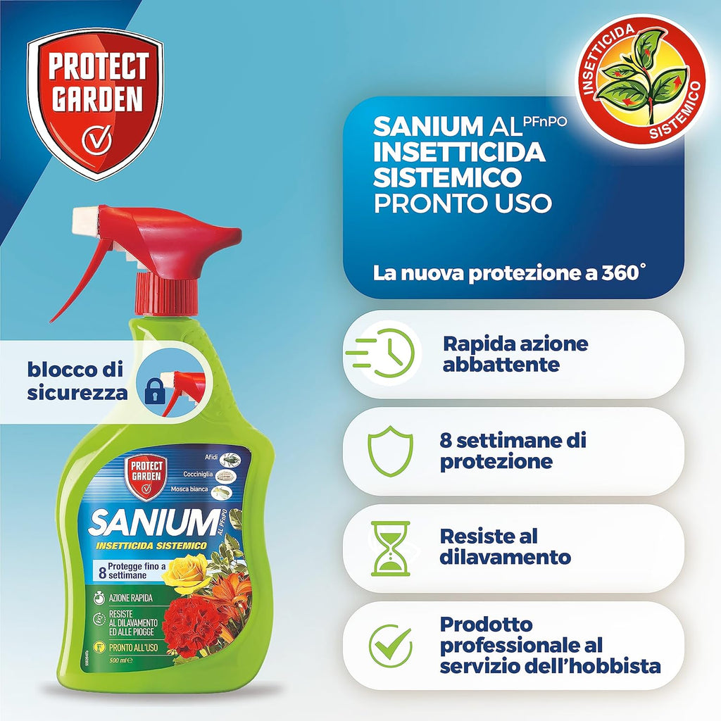 Insecticide Systémique Prêt à l'Emploi pour Plantes Ornementales